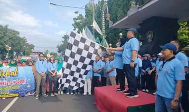 Purworejo Berseri! Jalan Sehat Korpri 2025 Jaring Massa Besar, Peserta Plaosan Bawa Pulang Motor