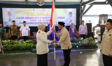 Lepas 755 Calon Haji, Bupati Yuli Hastuti: Jaga Nama Baik Purworejo, Manfaatkan Embarkasi YIA