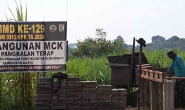Memasuki Hari Ketiga, Pembangunan Sasaran MCK TMMD Ke -129 Di Dusun 3 Pangkalan Terap Capai 17 Persen