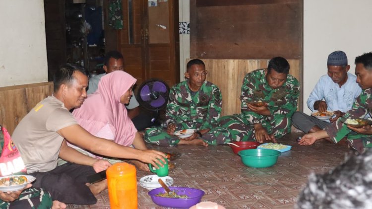 Hangatnya Kebersamaan: Satgas TMMD Ke-129 Kodim 0313/KPR Gelar Makan Bersama di Rumah Orang Tua Asuh   