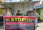 Cegah Karhutla, Polsek Pangkalan Kerinci Patroli Daerah Rawan dan Sosialisasikan Larangan Membakar Lahan